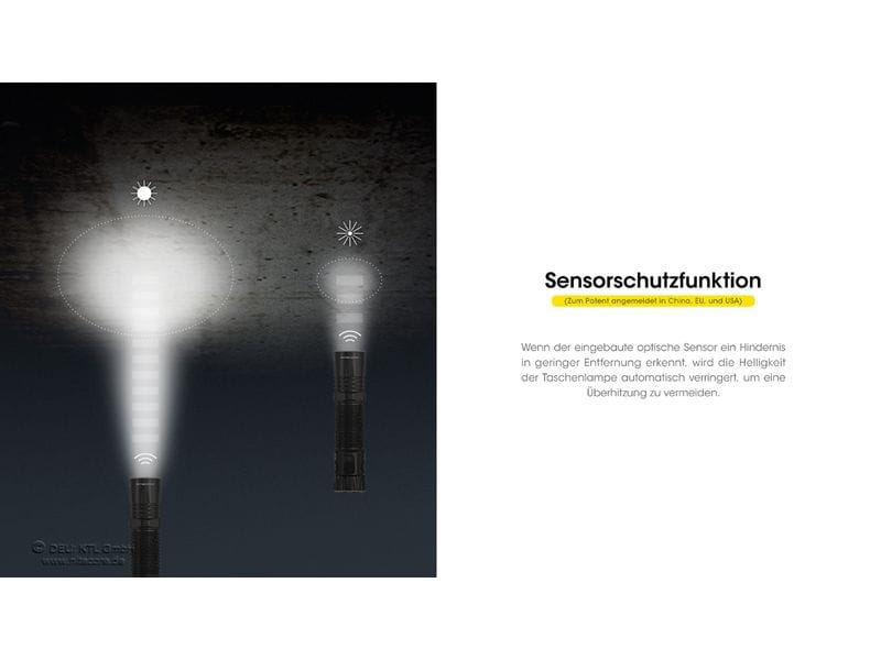 Nitecore Taschenlampe EDC33 4000 lm Taschenlampe