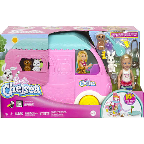 Barbie Chelsea 2-i-1 autocamper