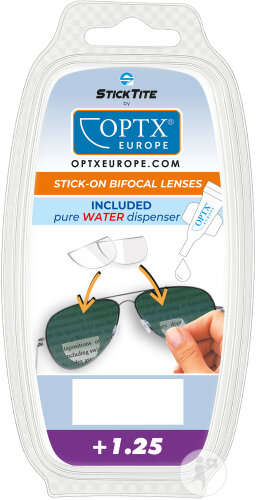 StickTite Instant Reading Lenses +1,25 2 Pièces