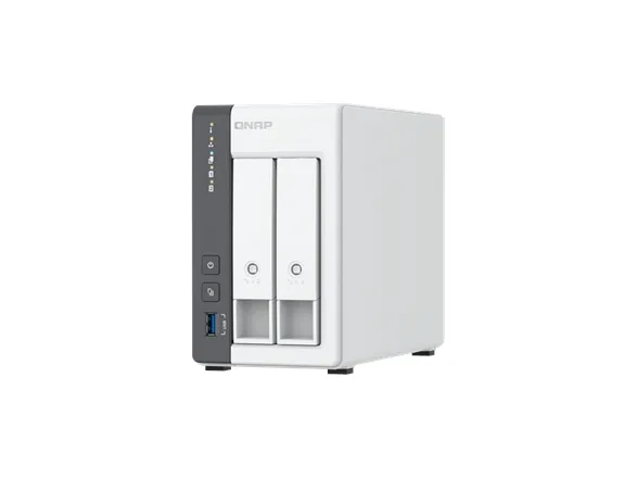 QNAP TS-216G - NAS-server - 2 bays - SATA 6Gb/s - RAID JBOD, 0, 1 - RAM 4 GB - 2.5 Gigabit Ethernet - iSCSI support