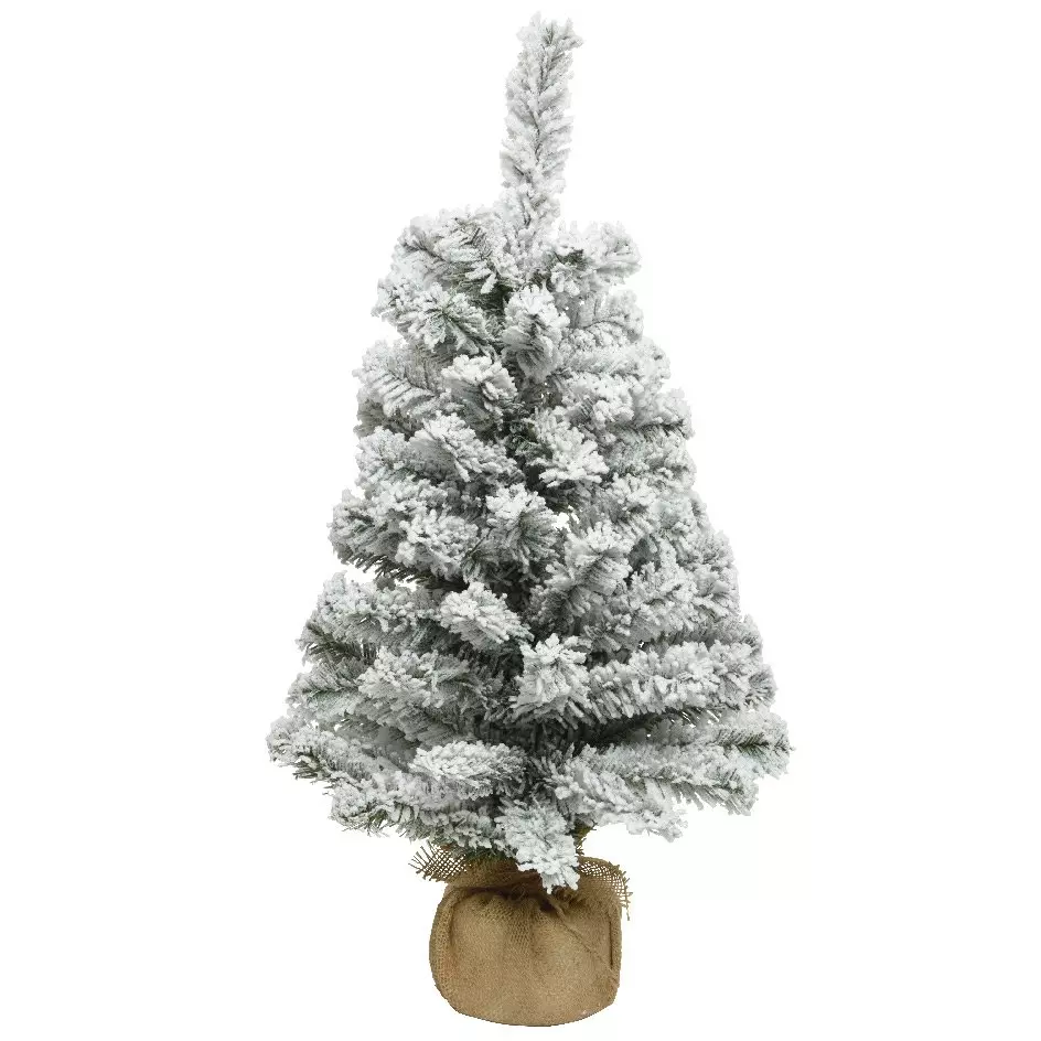 Sapin artificiel de Noël Royal H60 cm Vert enneigé
