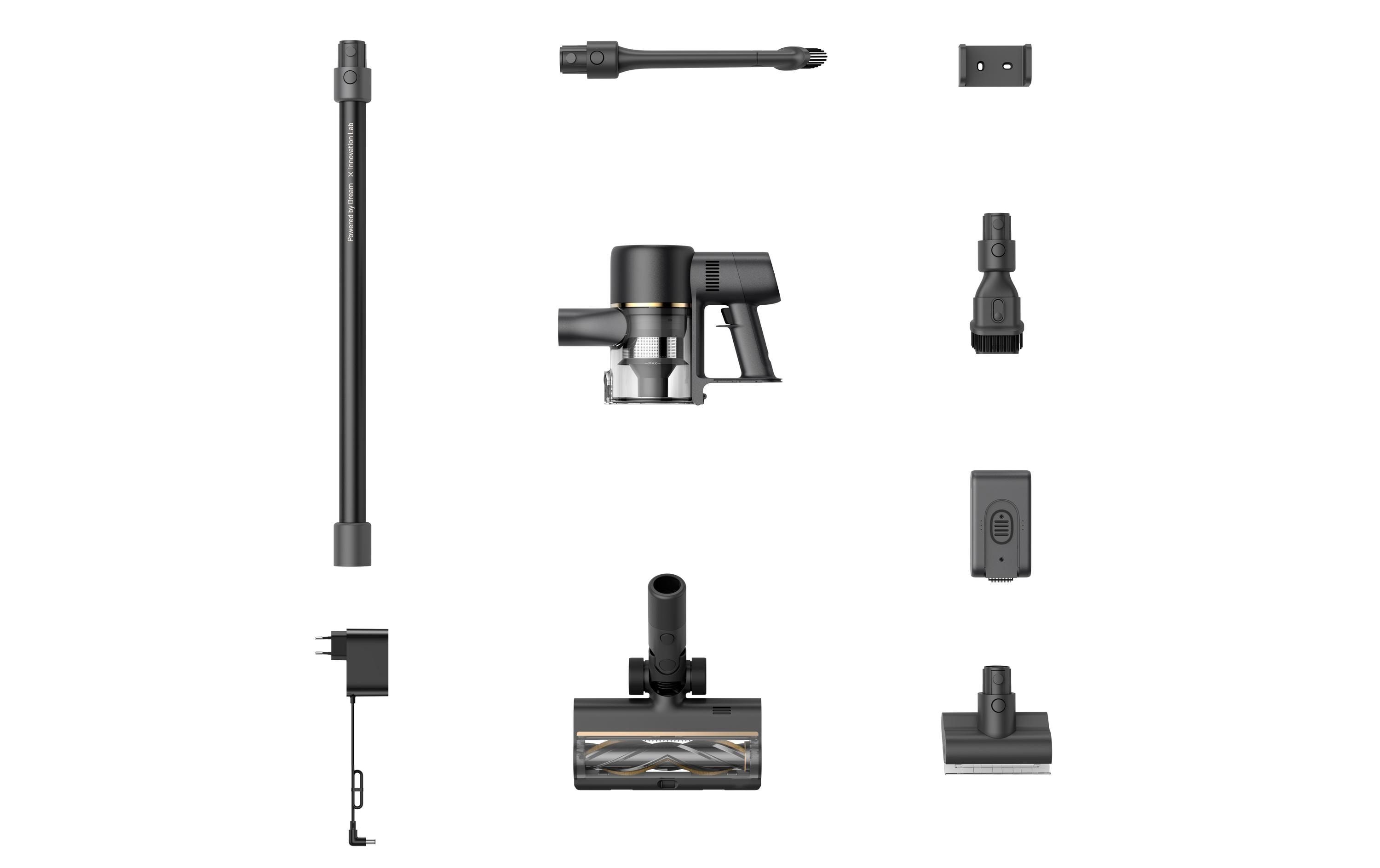 Akku-Hand- und Stielsauger R10 Pro Schwarz<br>Kabelloser Staubsauger