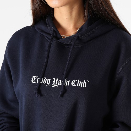 Sweat Capuche Femme Art Series Blue Bleu Marine