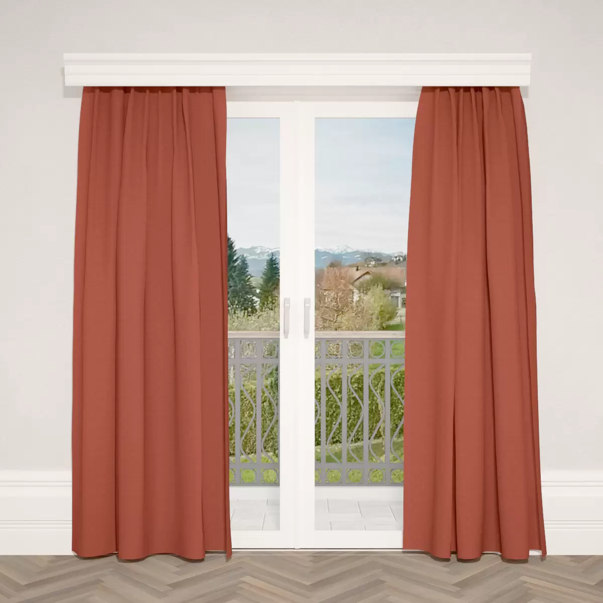 Verdunkelungsvorhang Satin Rosa