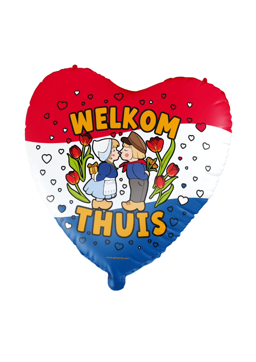 Welkom Thuis Helium Ballon Leeg 60cm