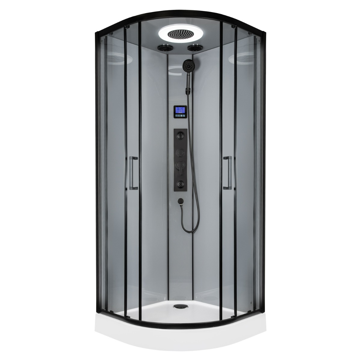 Kerra Orion complete douchecabine met massagejets zwart