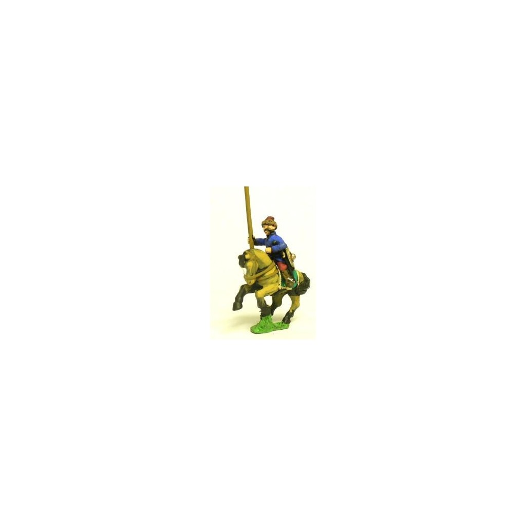 16-17th Century Cossacks: Mounted Lancer with Bow & Shield