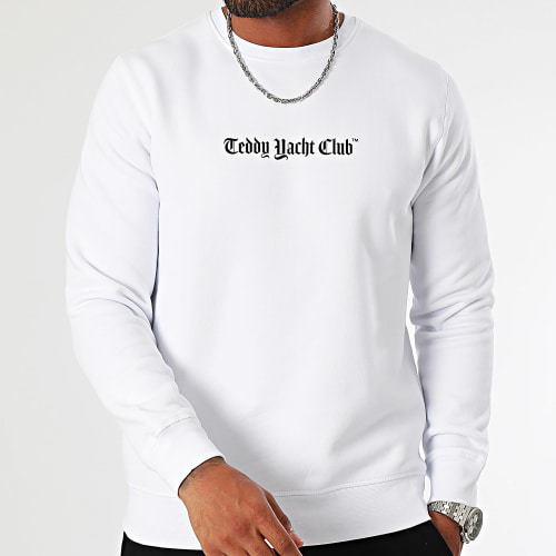 Sweat Crewneck Art Series Blue Back Blanc