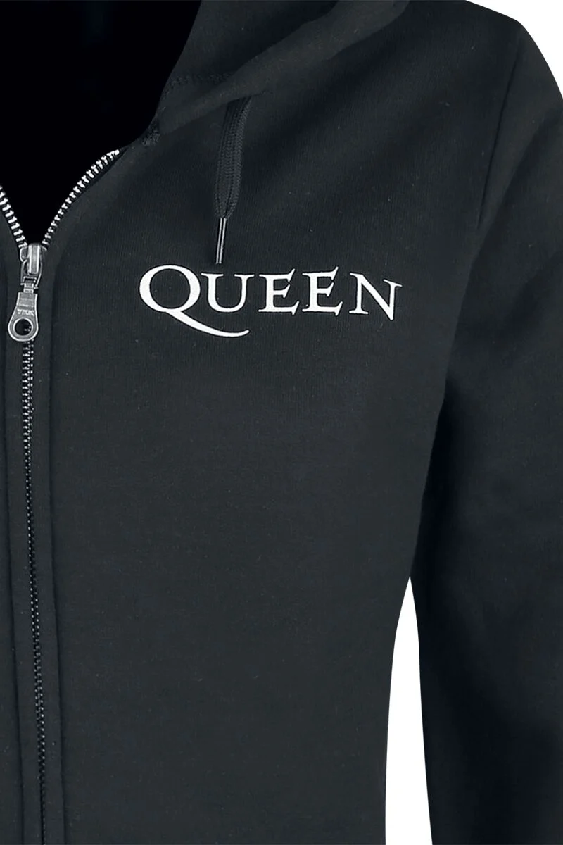 Blason Vintage | Queen Sweat-shirt zippé à capuche