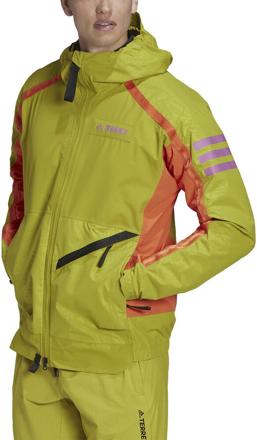 adidas Terrex Utilitas regnjakke Gul