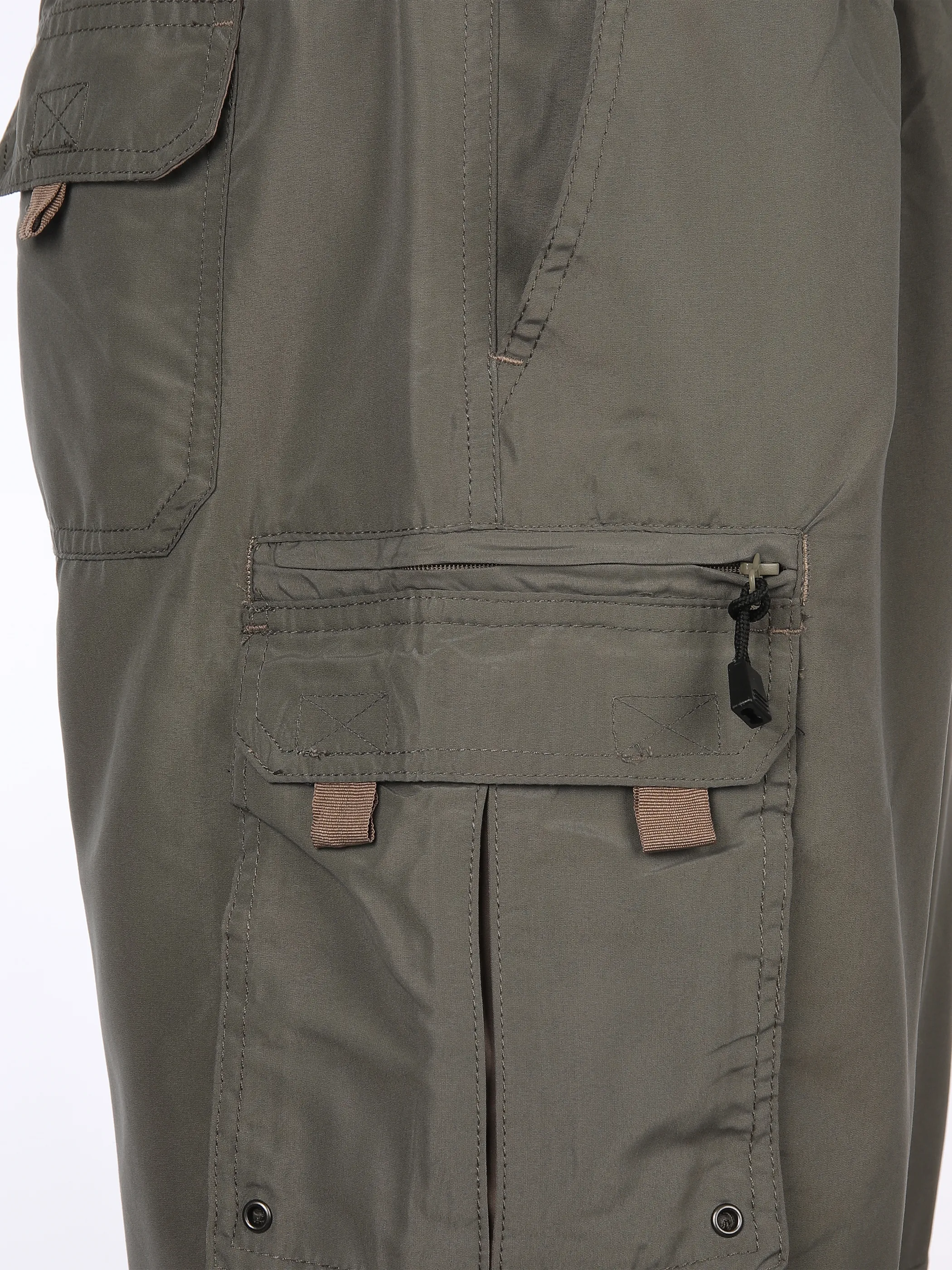 Herren Caprihose mit Zippfunktion