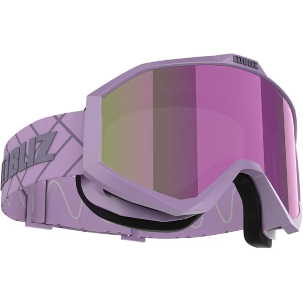 Masque de ski BLIZ LINER MATT PURPLE W DARK PURPLE LOGO/BROWN PURPLE
