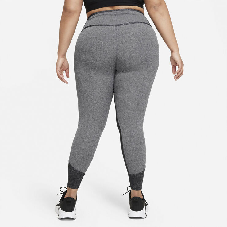 Nike Dri Fit One Luxe Mid Rise Traeningstights Blå