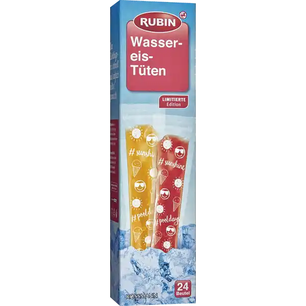 Rubin Wassereis-Tüten