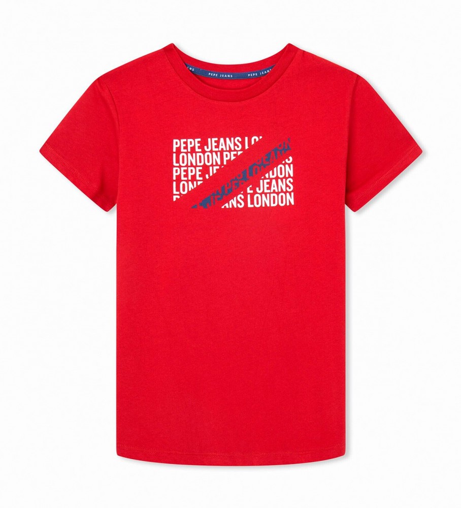 Camiseta vermelha Pepe Jeans Tony