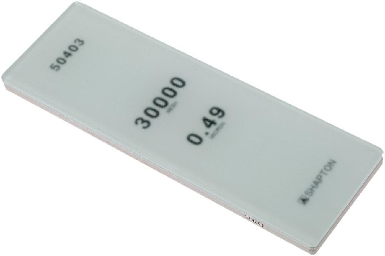 Shapton Glass Stone HR korrel 30000 nano fine 0.49 micron slijpsteen, 50403