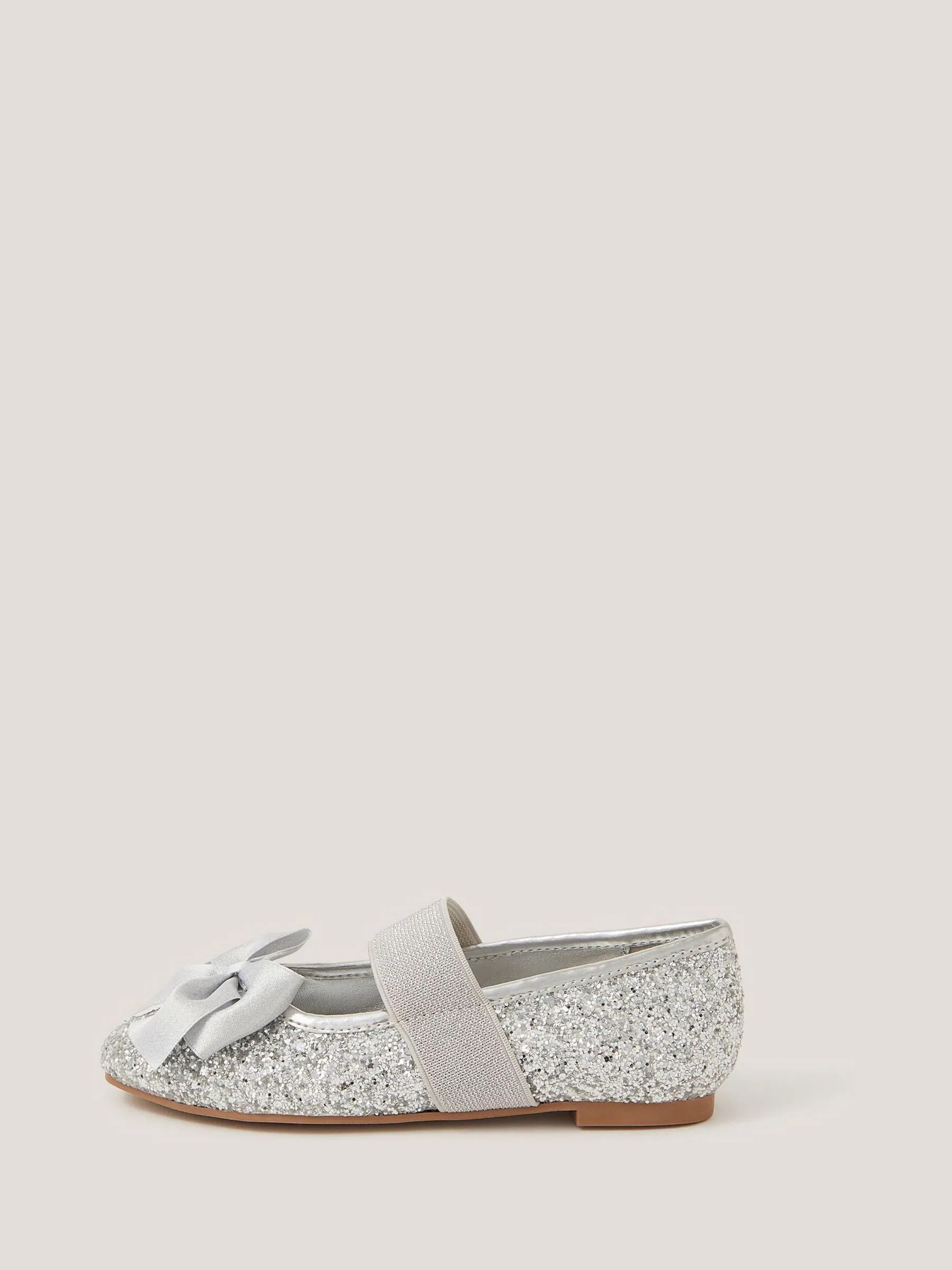 Monsoon Glitter ballerina's met strik