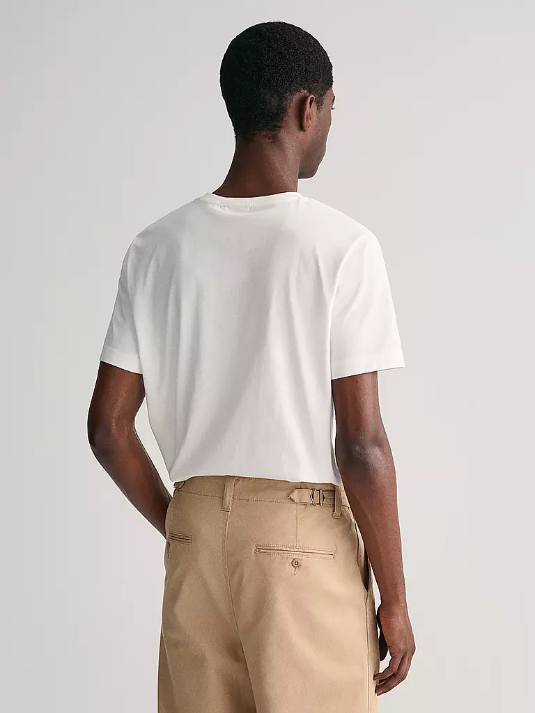 GANT T-Shirt Regular Fit weiss