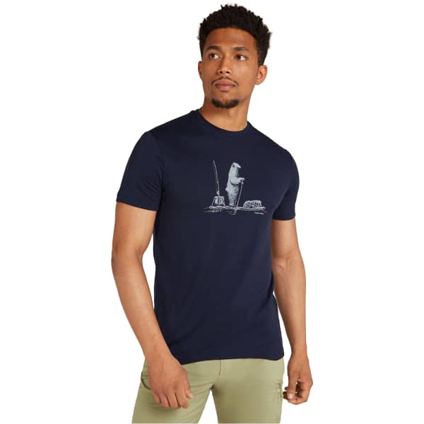 T-shirt randonnée ICEBREAKER M 150 TECH LITE SS TEE MIDNIGHT NAVY