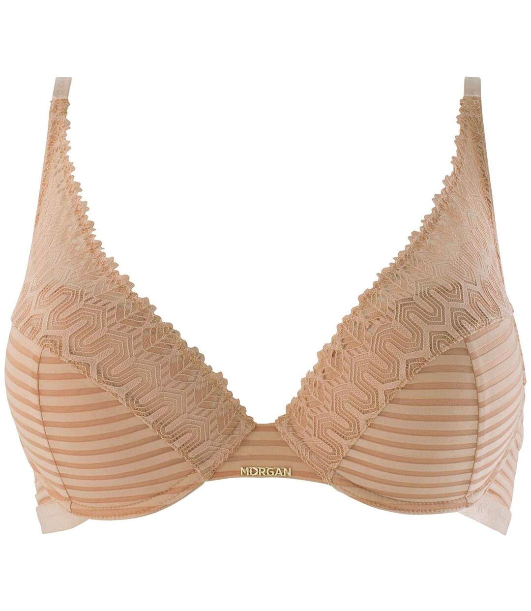 Soutien-gorge ampliforme coque moulée nude Célia