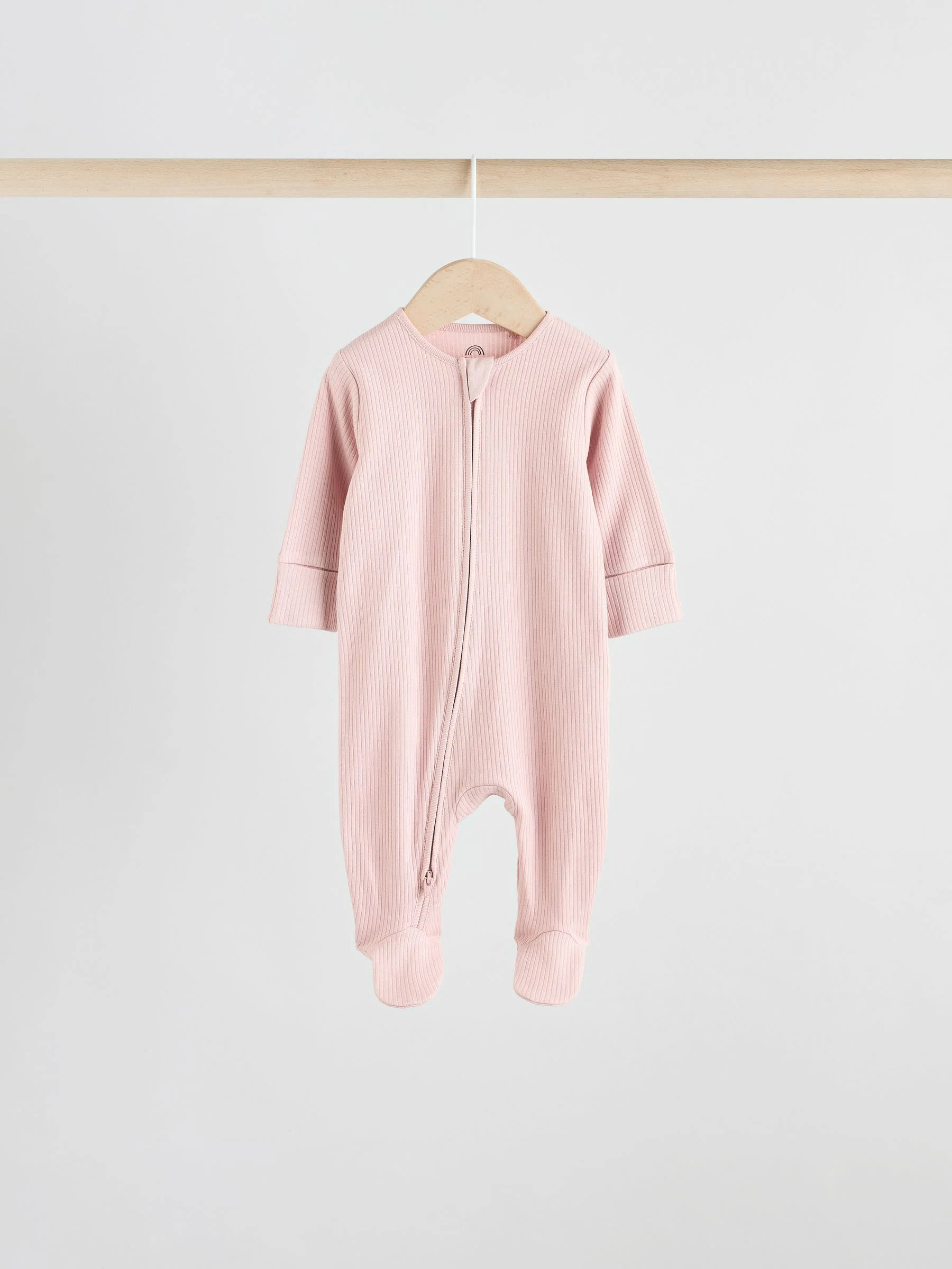 Roze - Babypyjama's met tweewegrits (0-2jr)