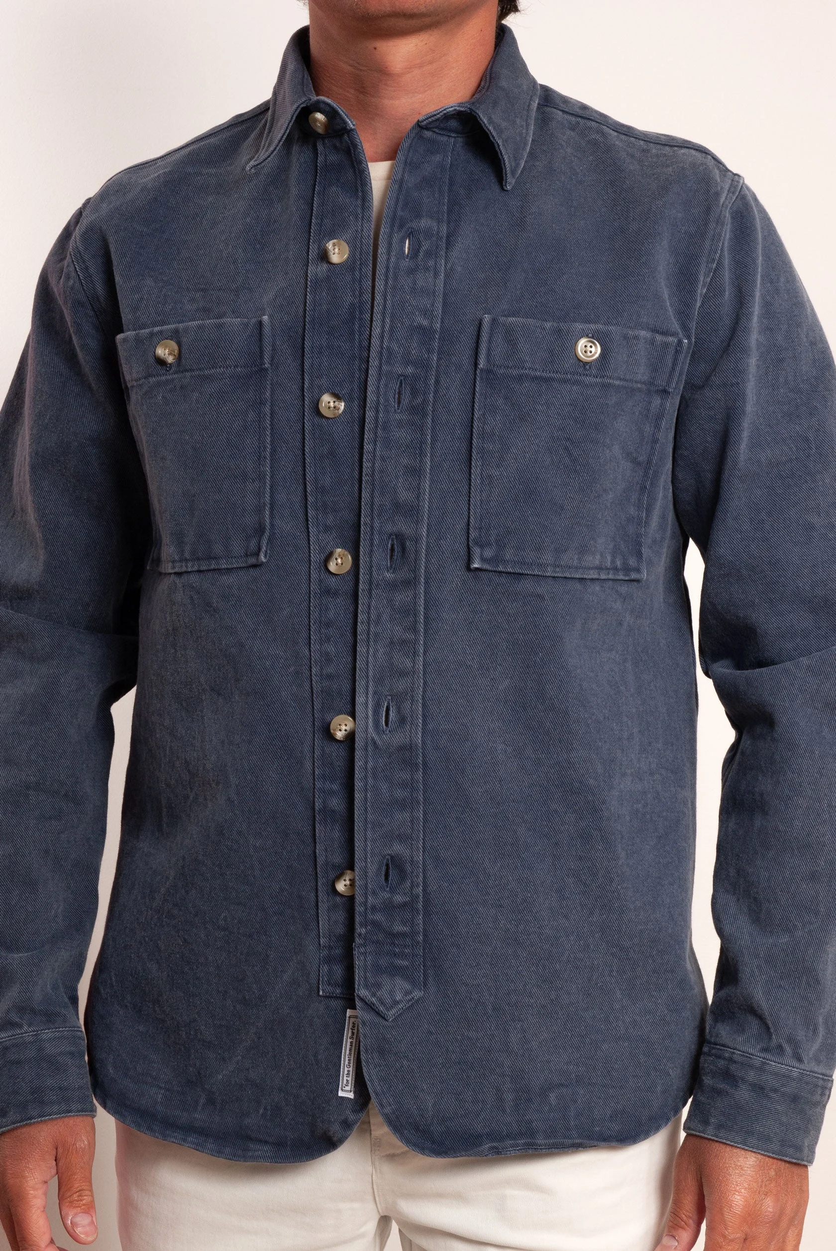 Surchemise twill | Bleu