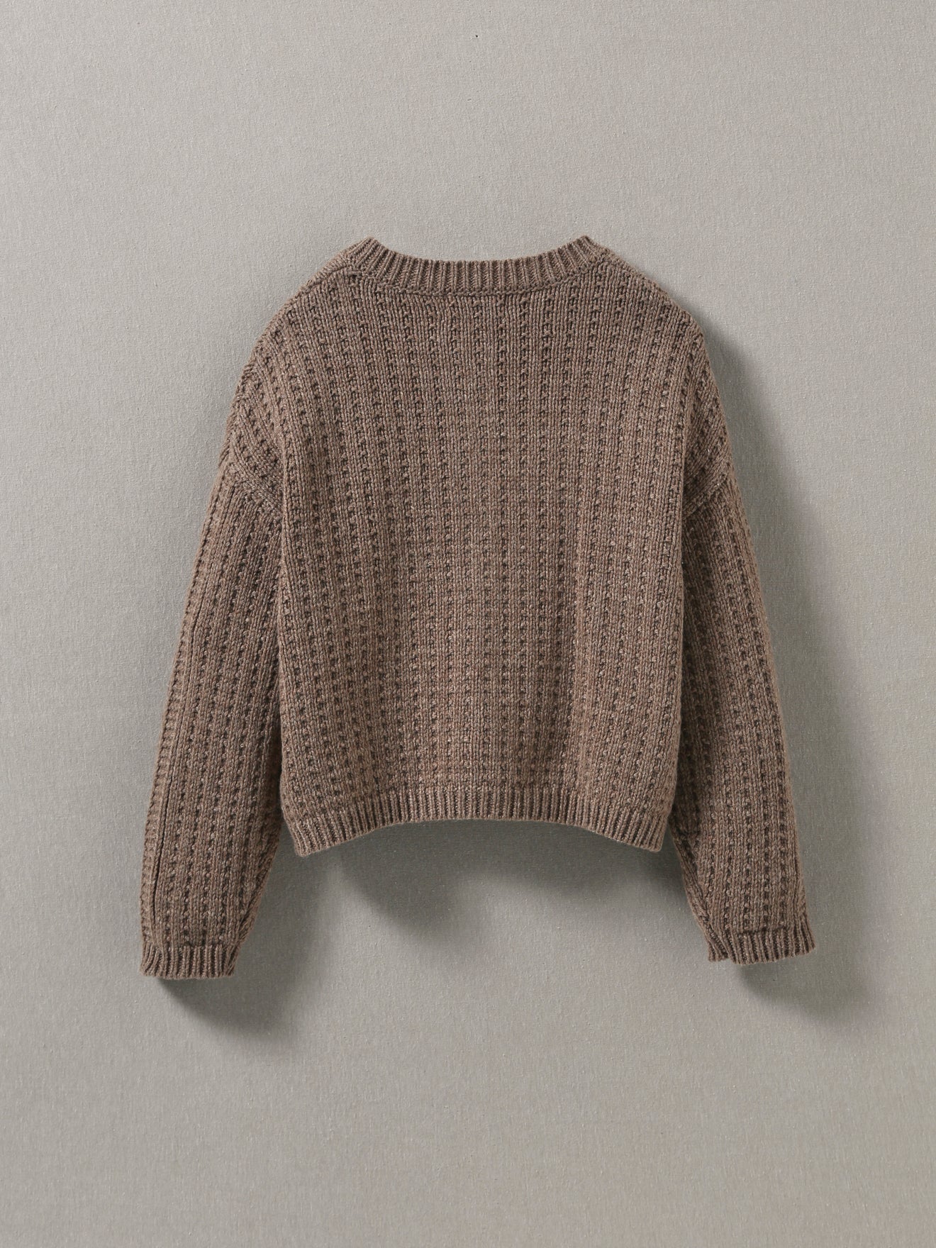 Cardigan torsadé fille laine RWS
