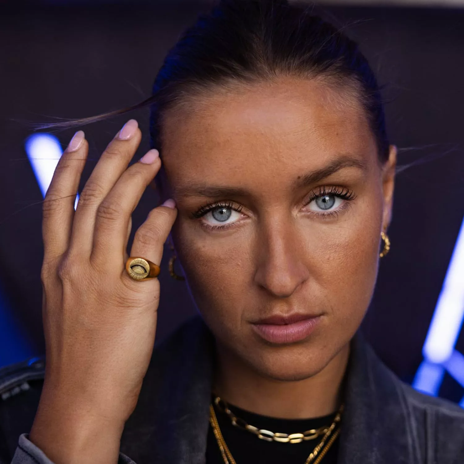 IX Studios I Trust Myself Ring 22 kt. Forgyldt Sølv DMN0338GD