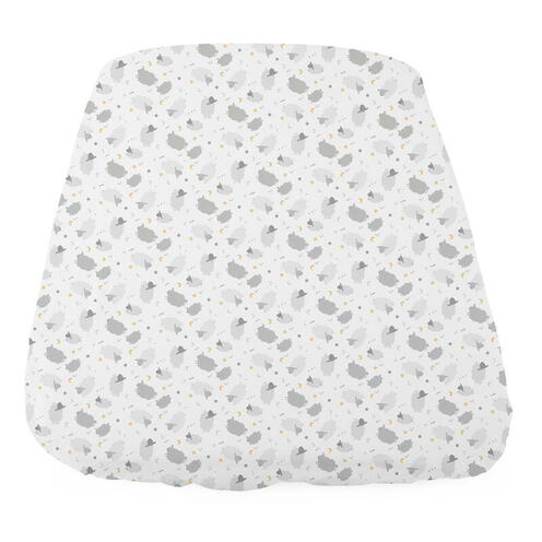 Lot de 2 draps housse Next2Me Forever Grey Sheep - CHICCO