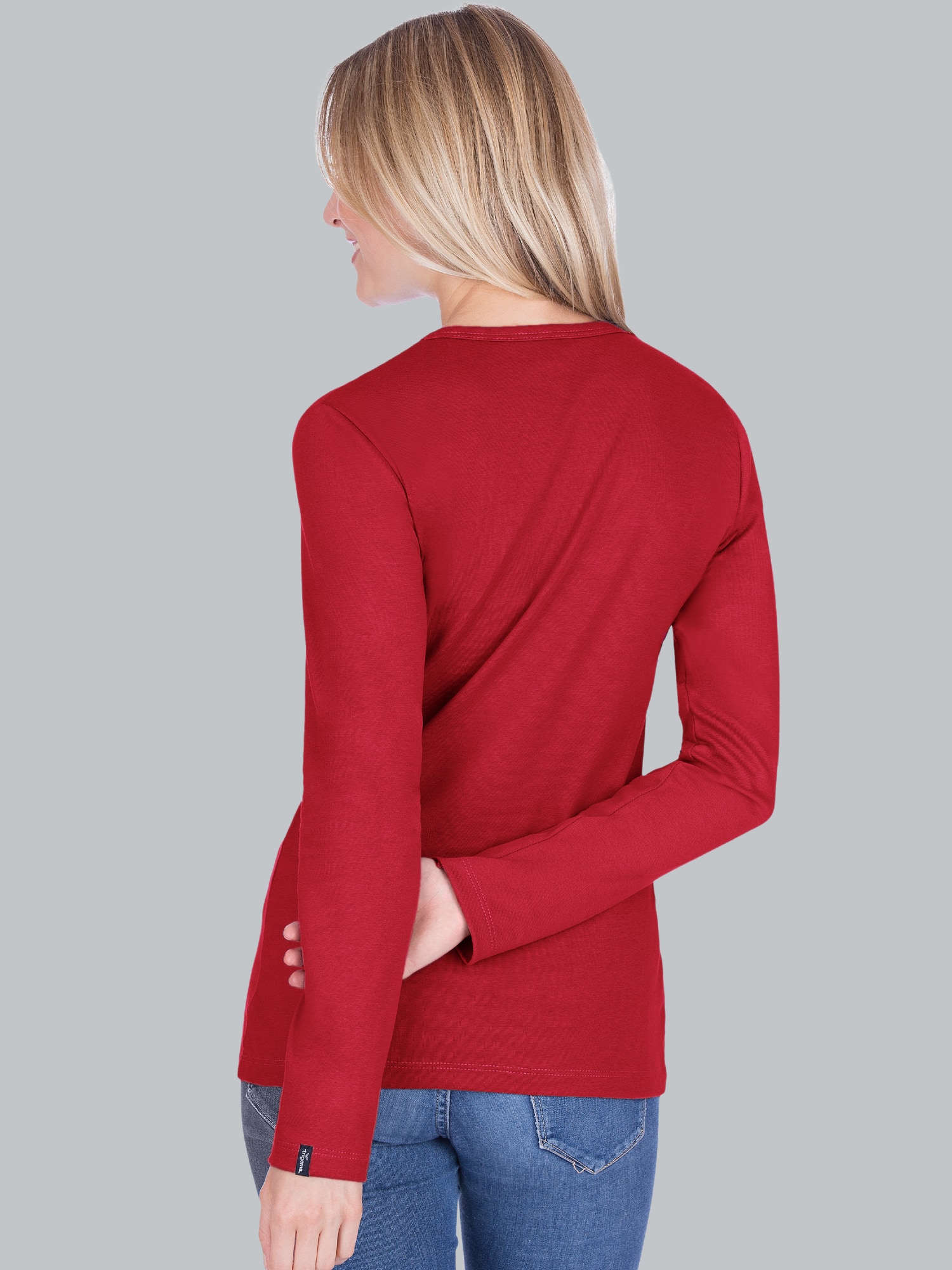 Langarmshirt Kirsch