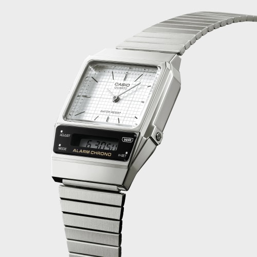 Montre Vintage AQ-800E-7AEF Argent