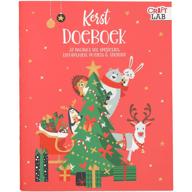 Doeboek kerst 21x29cm 32 pagina's