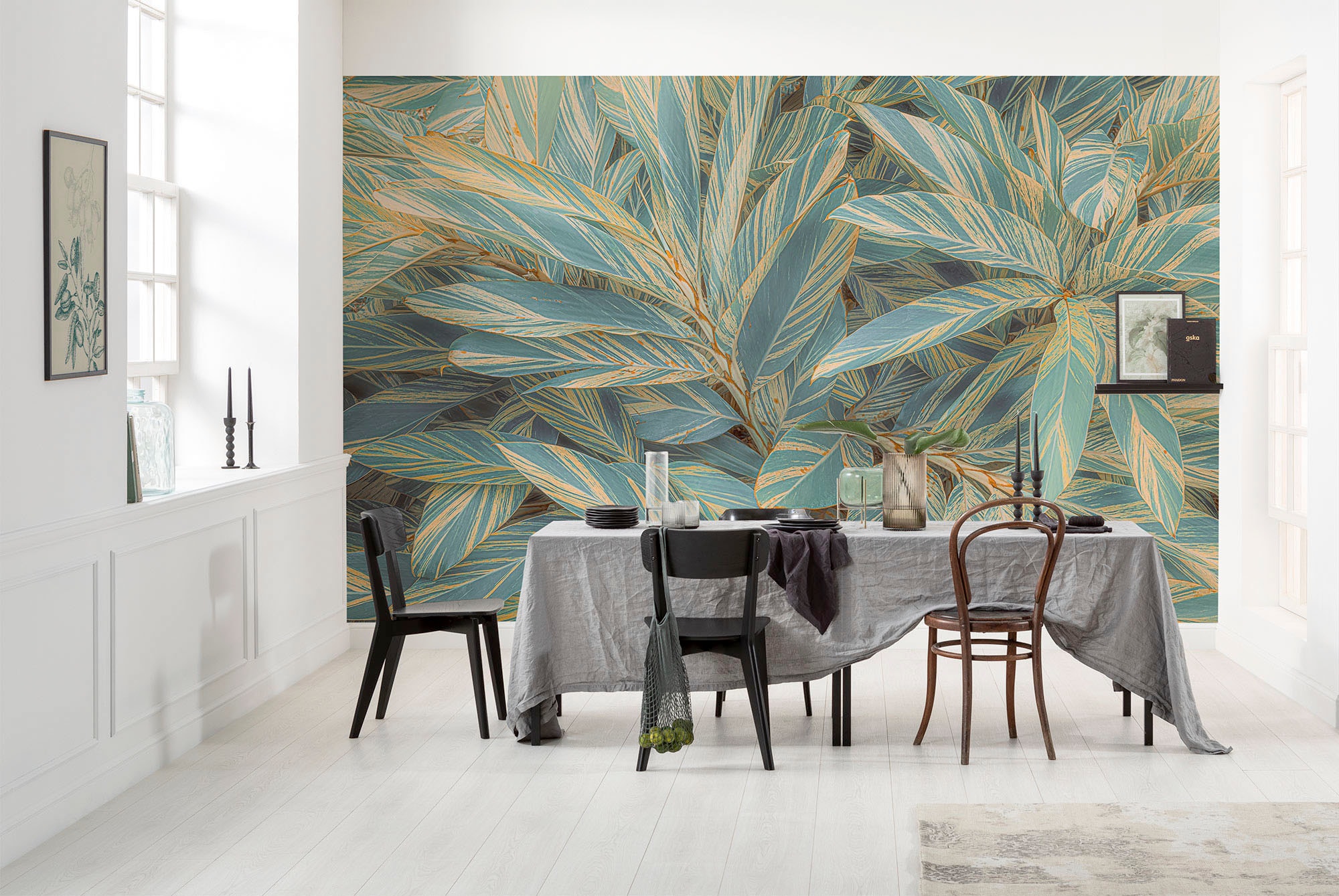 Komar Fototapete »Digitaldruck Vlies -  Amazonia Vibes - Grösse 400 x 250 cm« bedruckt glatt Wohnzimmer, Schlafzimmer
