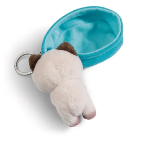 NICI Schlüsselanhänger Sleeping Pets Katze 8cm Siam