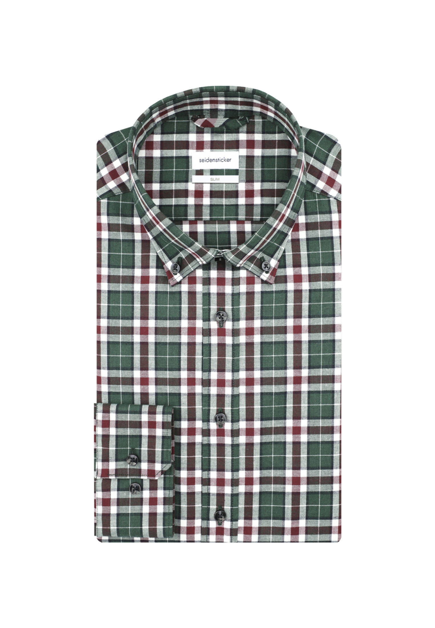 Seidensticker| Herren Flanellhemd Slim
