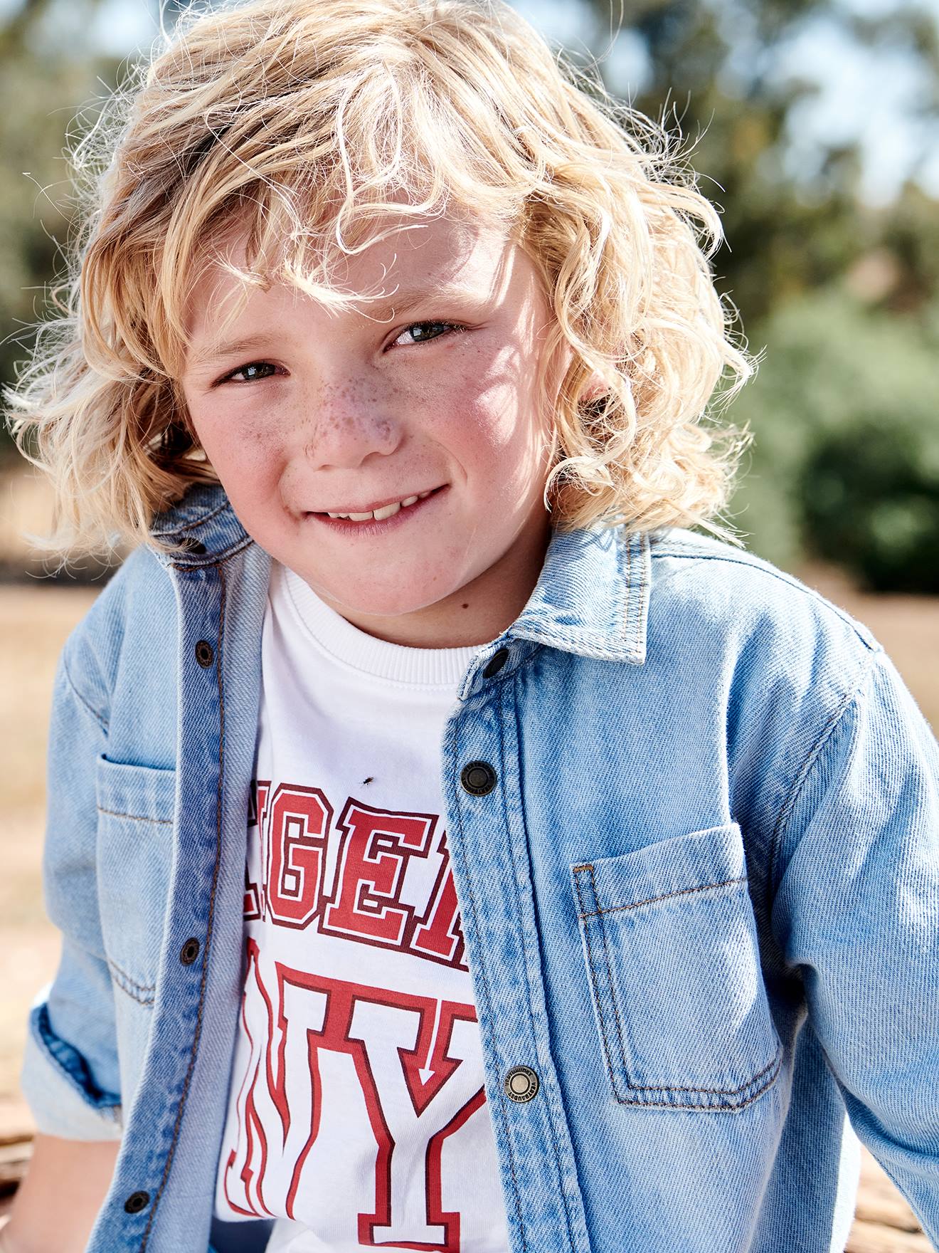Camisa jeans para meninos, jeans preto