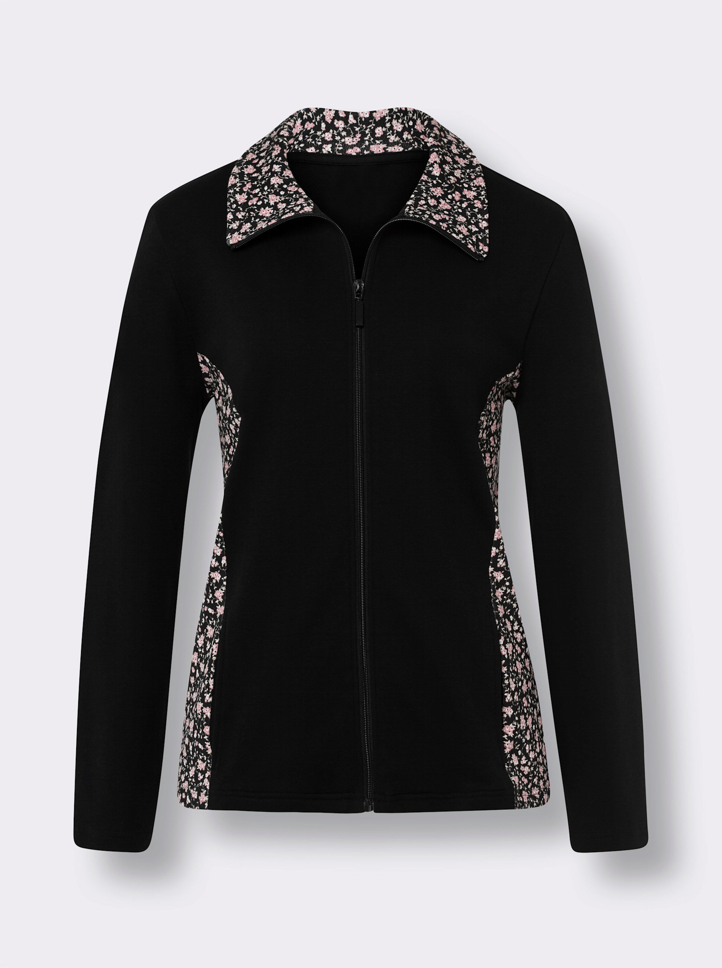 Shirtjacke in Sweat-Qualität