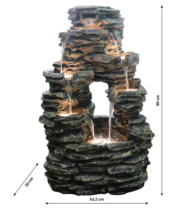 Dehner Polyresin-Gartenbrunnen Salto,