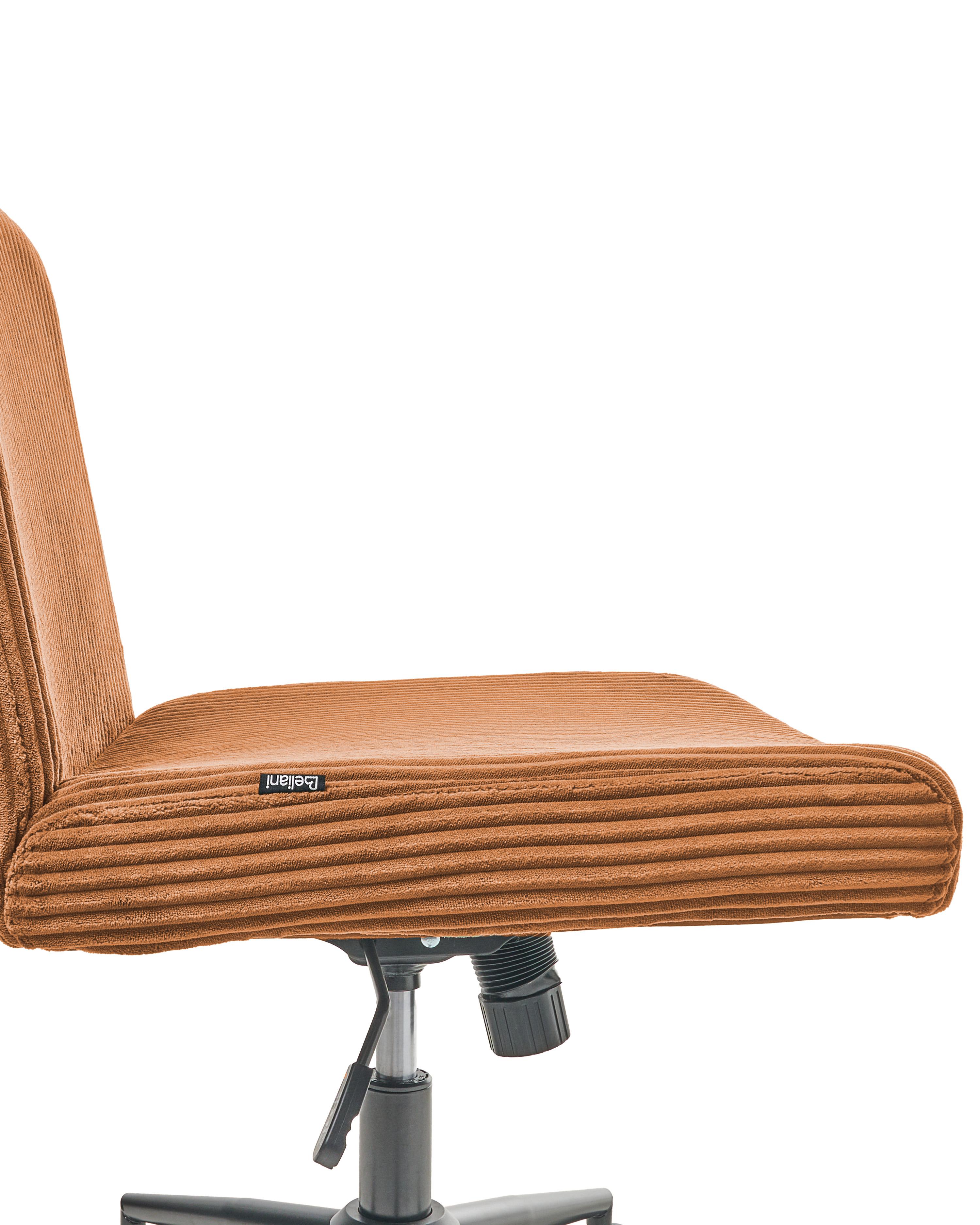 Bureaustoel GEDDES Corduroy Goudbruin