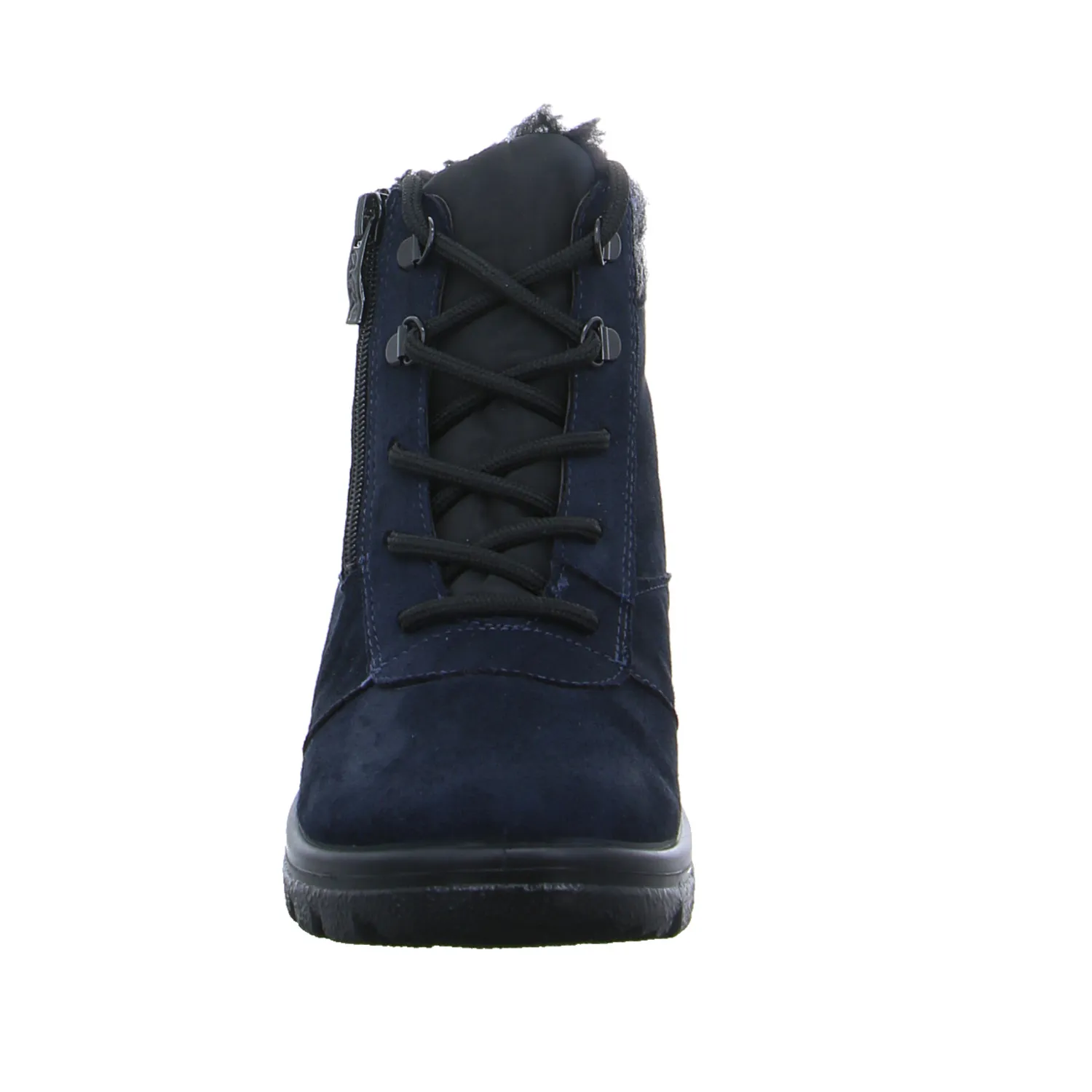 ARA Comfort-Boot Blau Lederimitat  Wechselfussbett und Gore-Tex