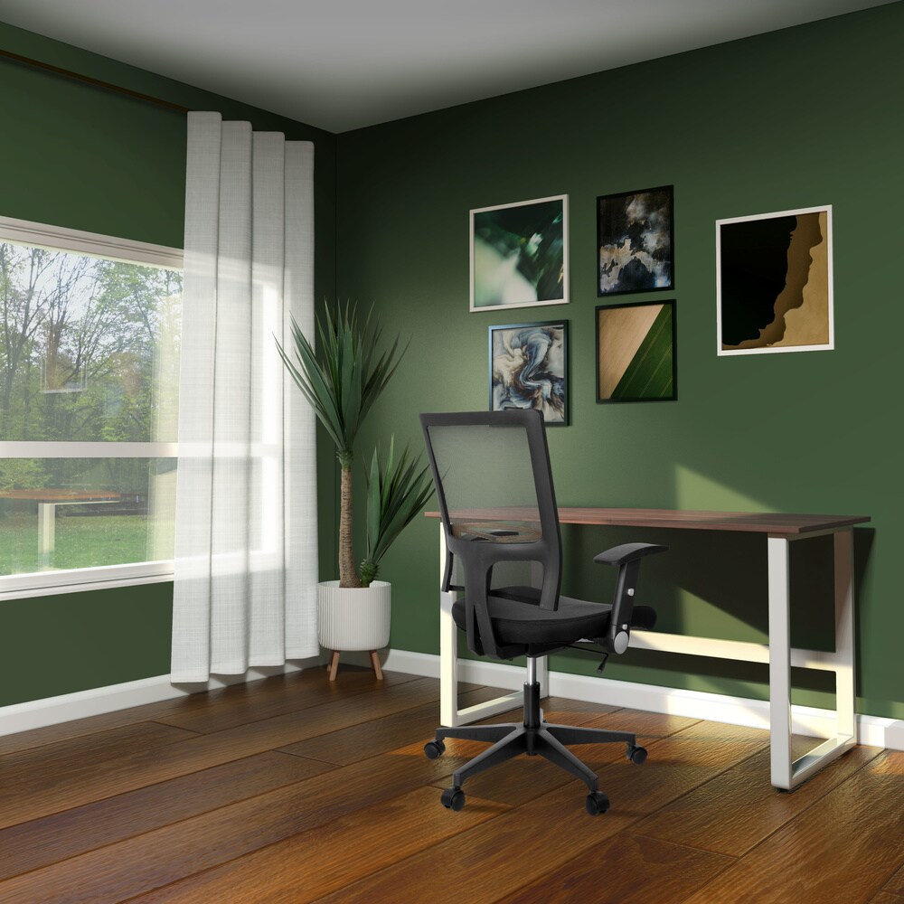 Home Office Bürostuhl OFFICE R8 Stoff/Netzstoff mit abklappbaren Armlehnen hjh OFFICE
