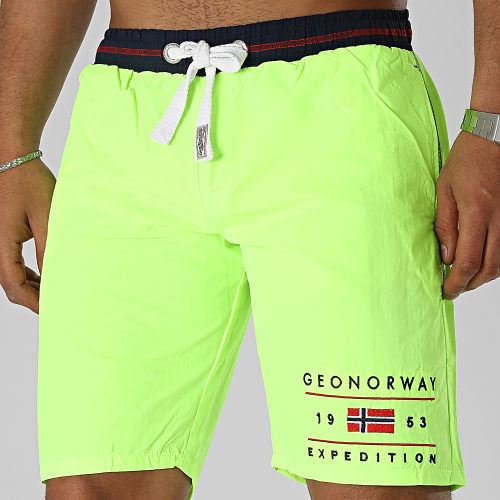 Short De Bain Jaune Fluo