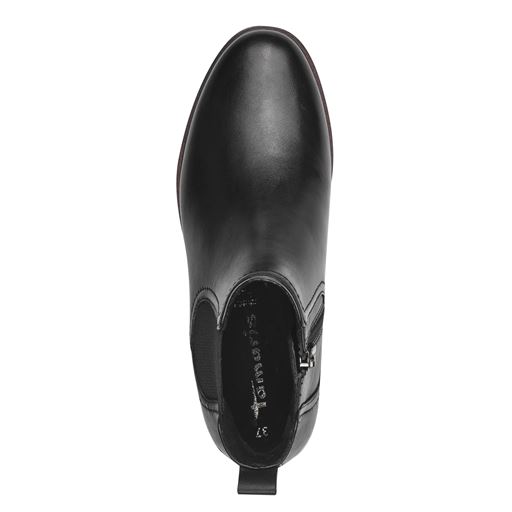 Tamaris Støvler, Black Leather, 38