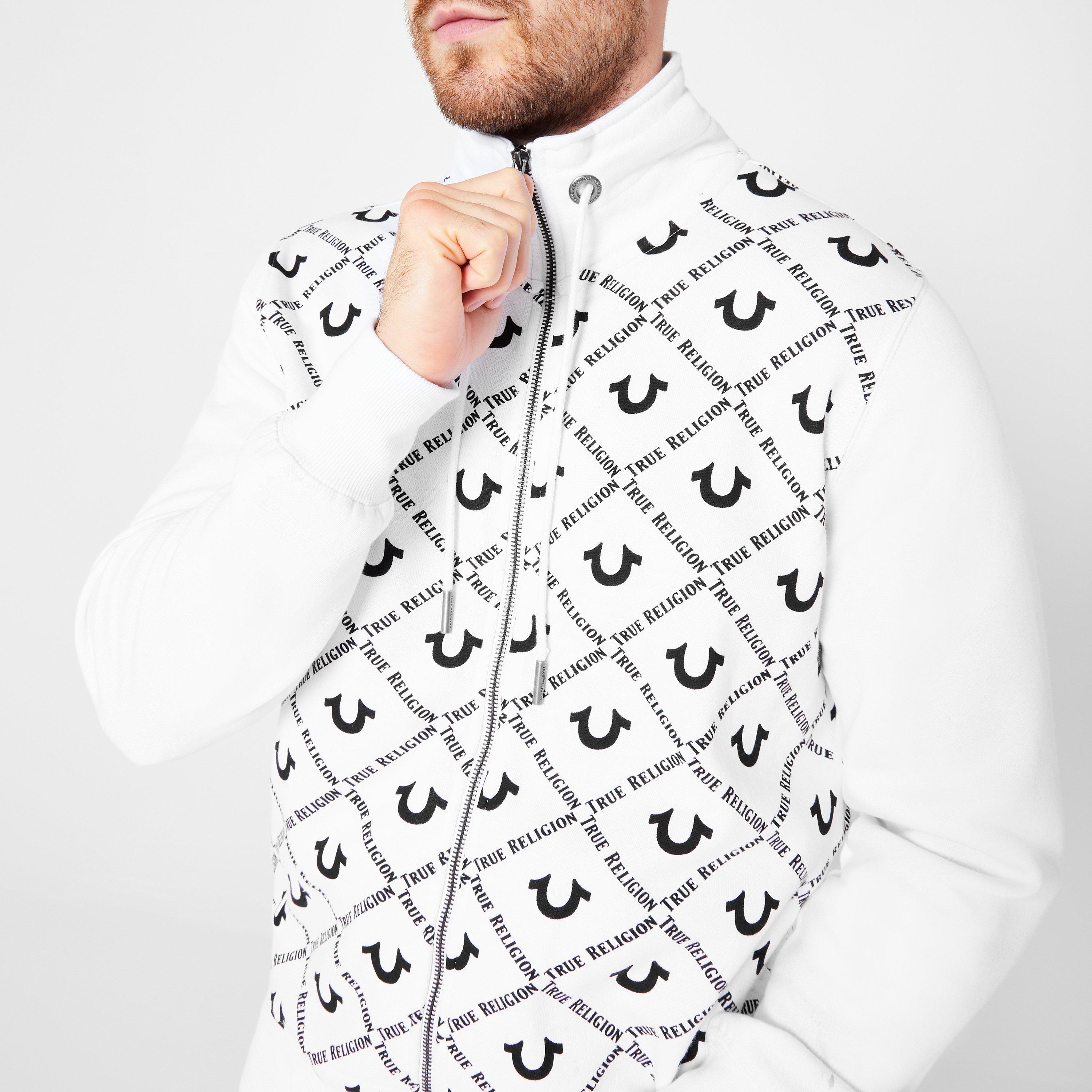 True Religion Track Fleece Top