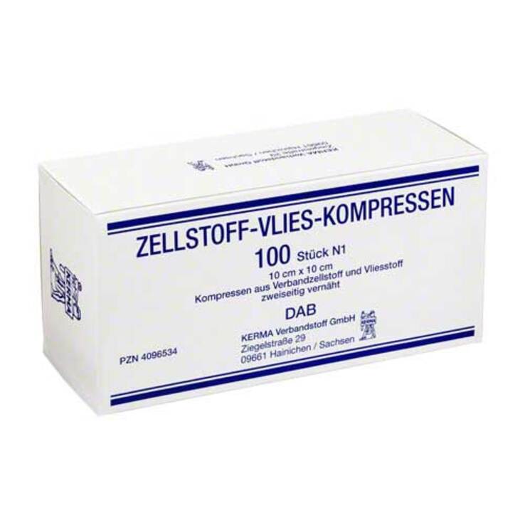Zellstoff Vlies Kompressen 1, 100 St