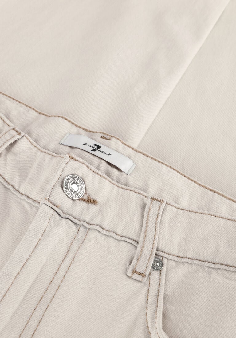 7 FOR ALL MANKIND lichtblauwe 7 for all mankind bootcut jeans logan stovepipe icy bay with raw cut