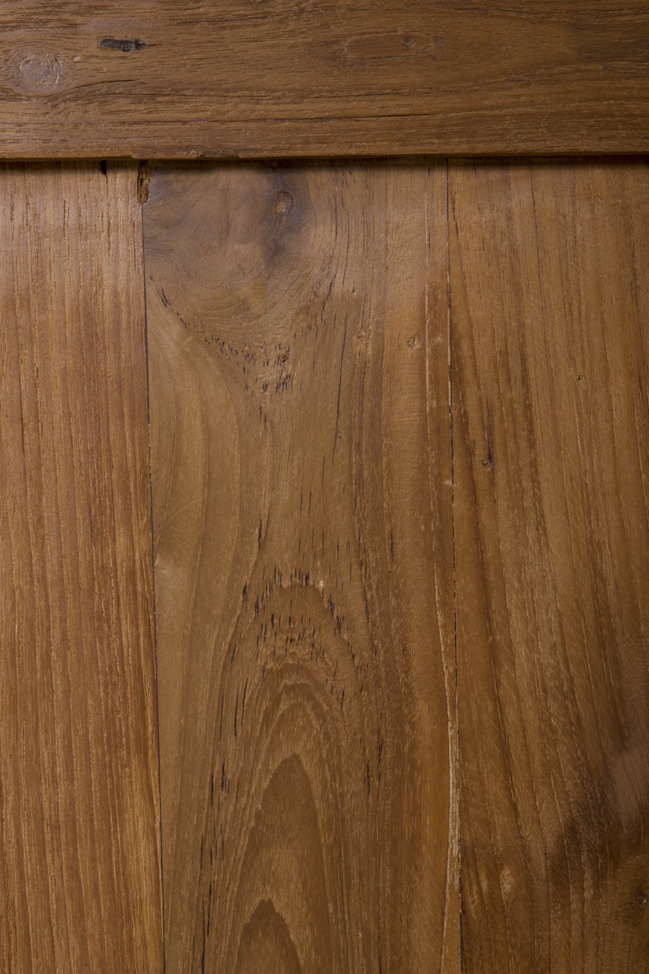 Schrank, Teakholz, B 220 cm, H 220 cm, L 50 cm von fischer's lagerhaus