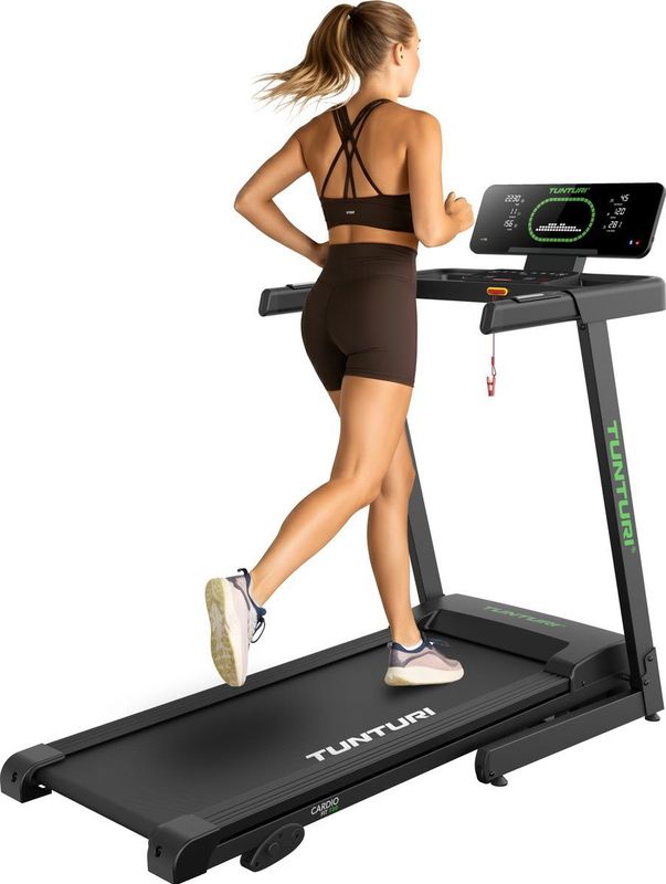 Tunturi Cardio Fit T30 - Loopband - Inklapbaar - 23 Programma's - Snelheid tot 14 km/u