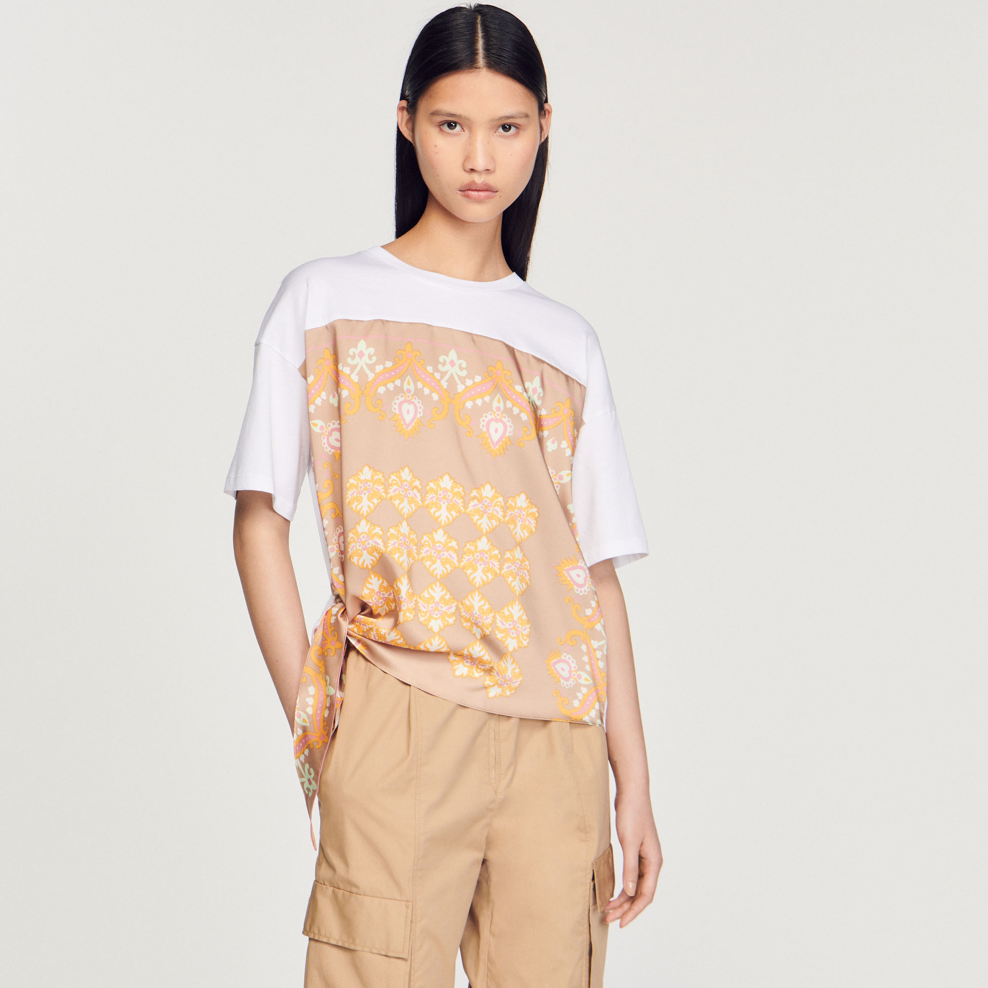 T-shirt foulard