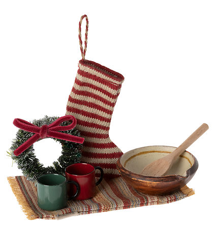 Maileg Juleseaten - Cozy Weihnachts-set - Maus